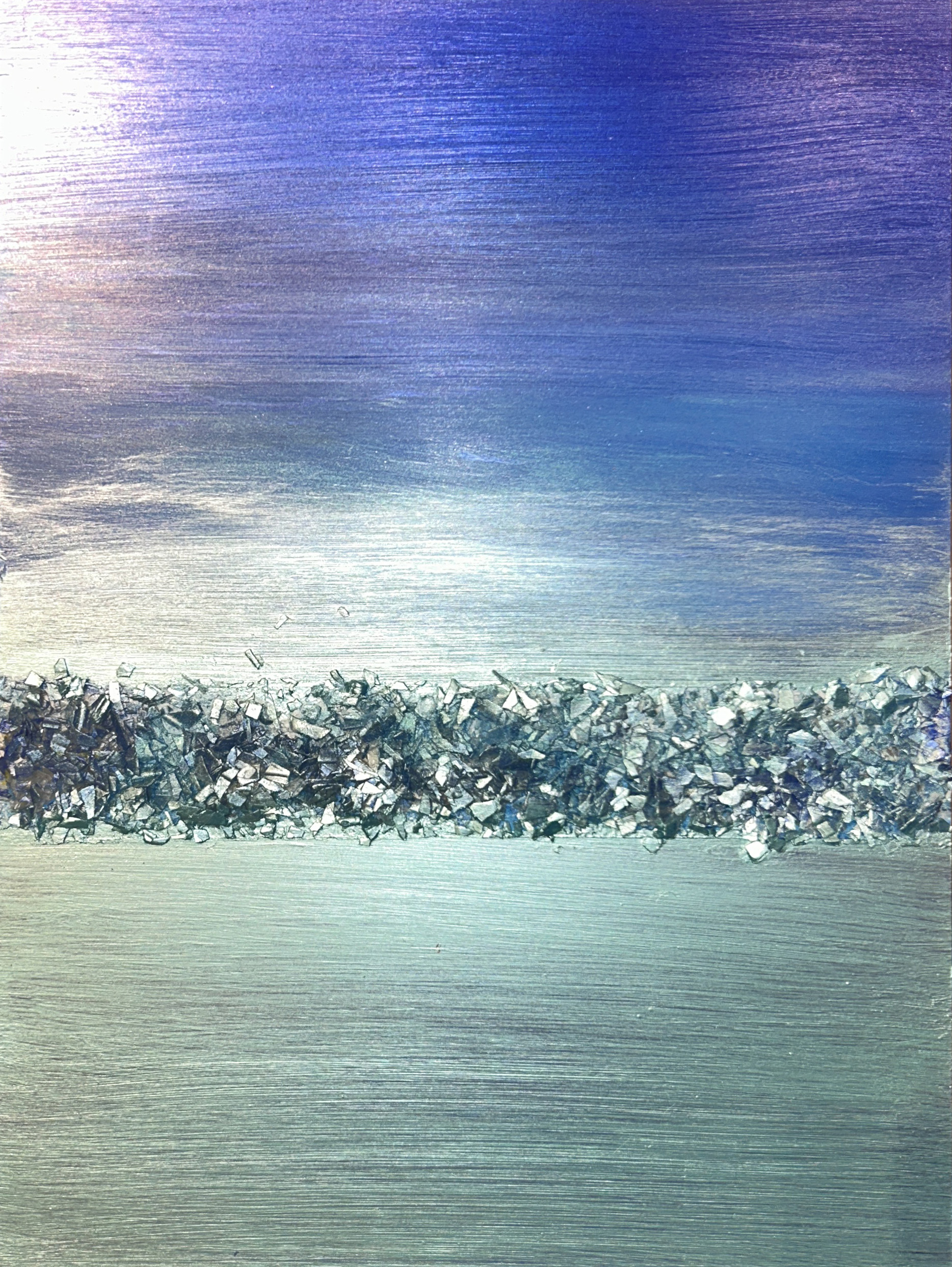 Color of Sound Blue 16"x12" - Artist: Arica Hilton