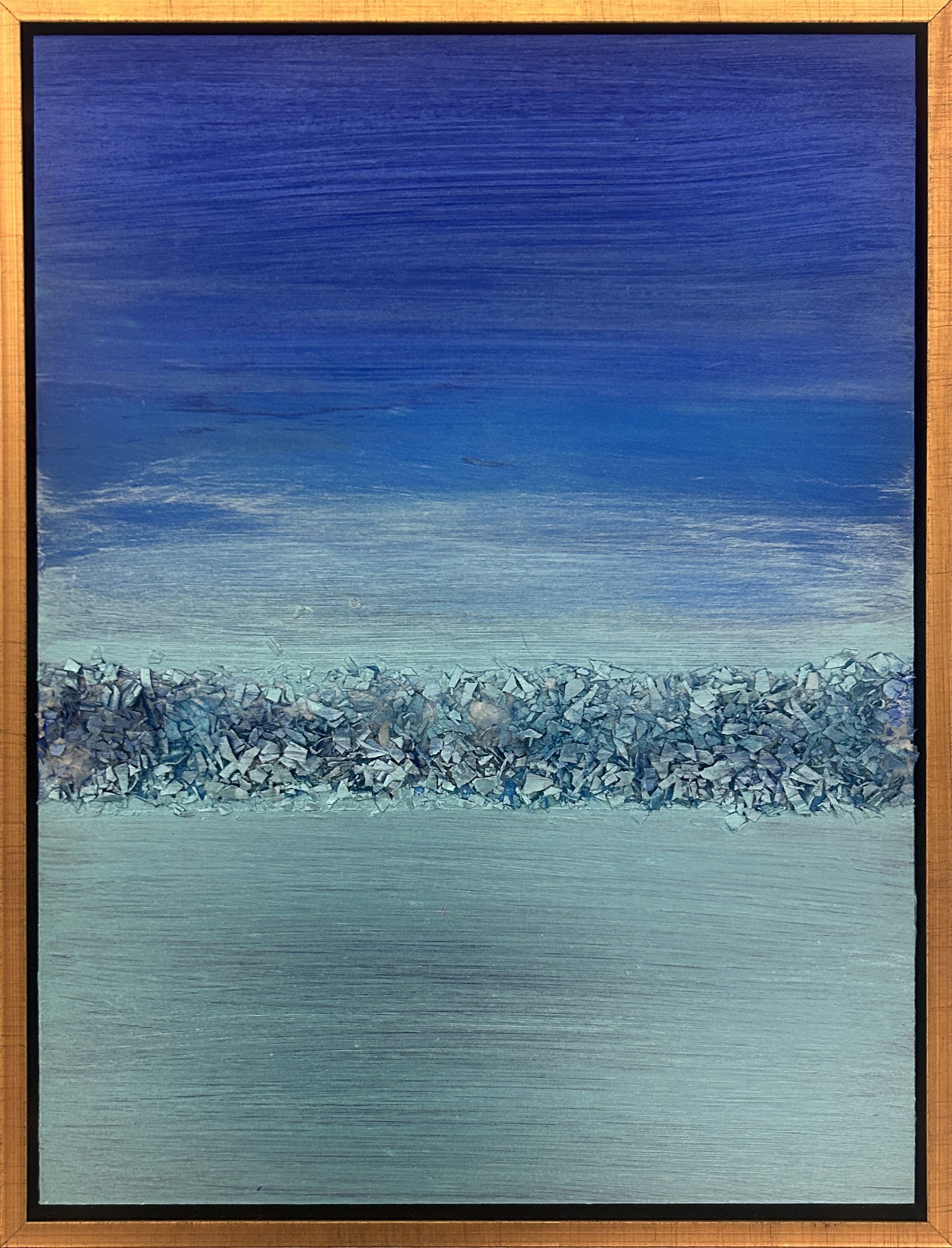 Color of Sound Blue Framed - Artist: Arica Hilton