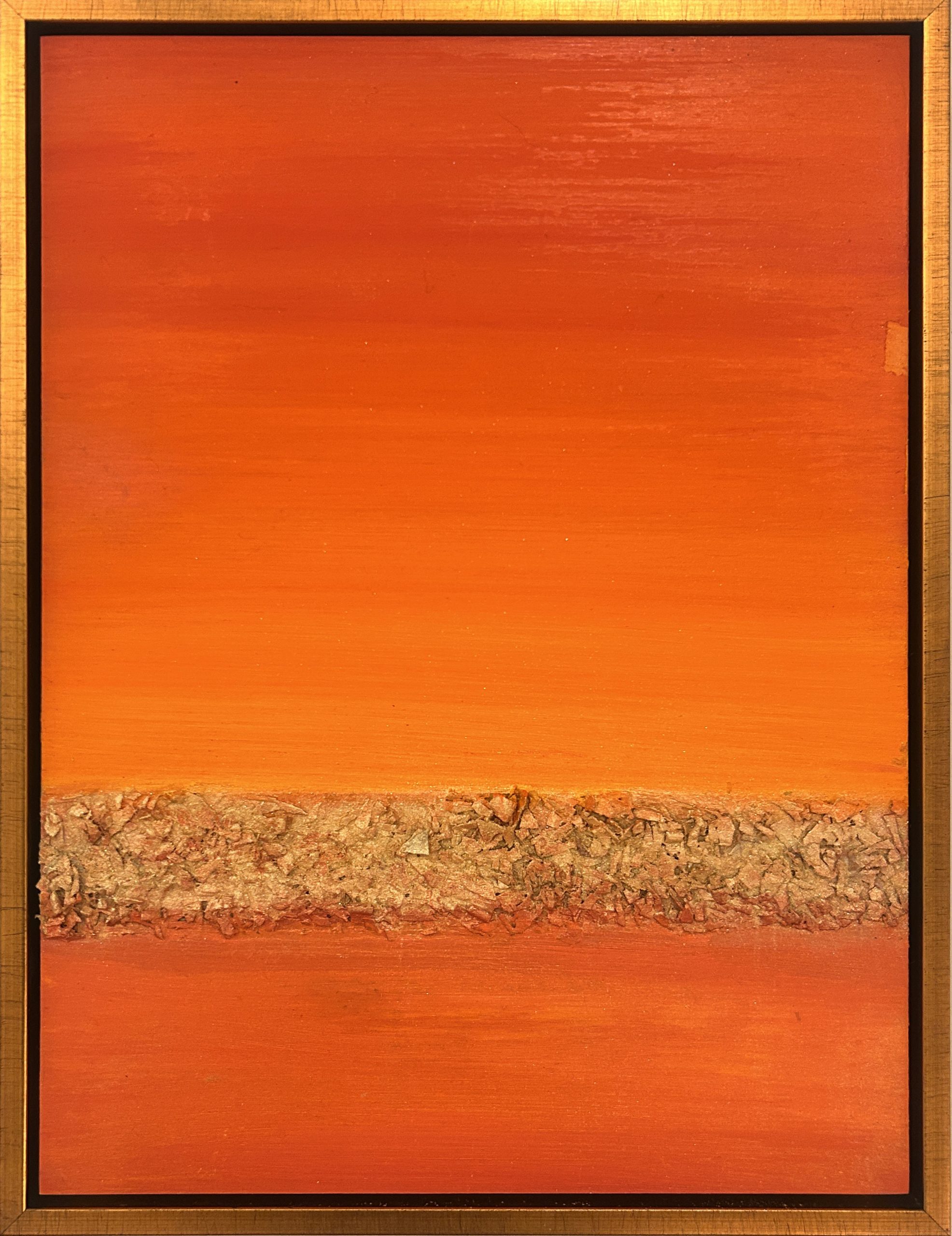 Color of Sound Orange Framed - Artist: Arica Hilton