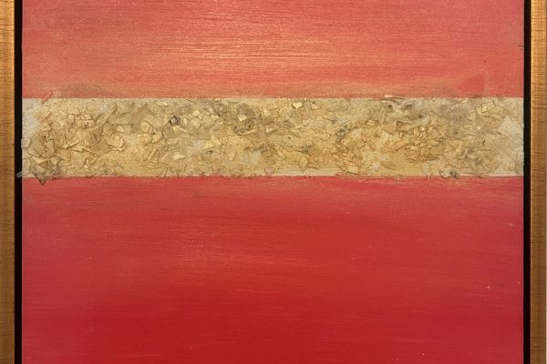 Color of Sound Red Orange Framed - Artist: Arica Hilton