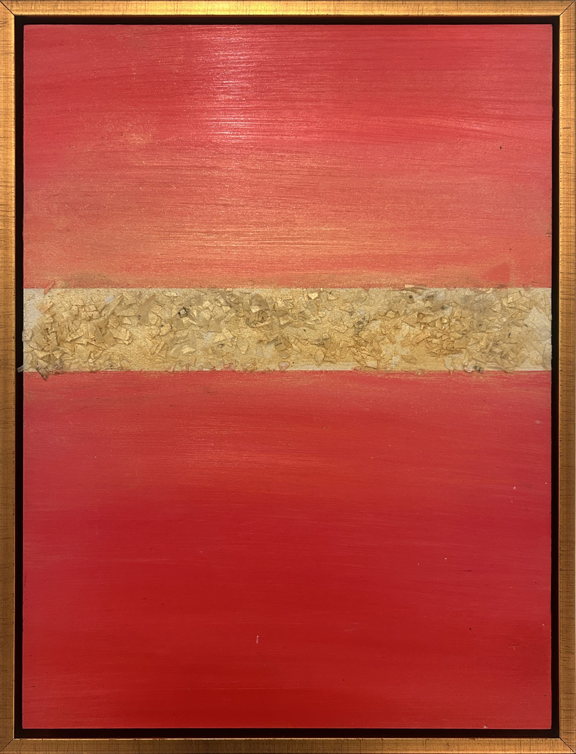 Color of Sound Red Orange Framed - Artist: Arica Hilton