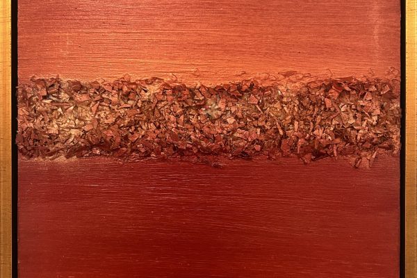 Color of Sound Red Framed: Artist: Arica Hilton