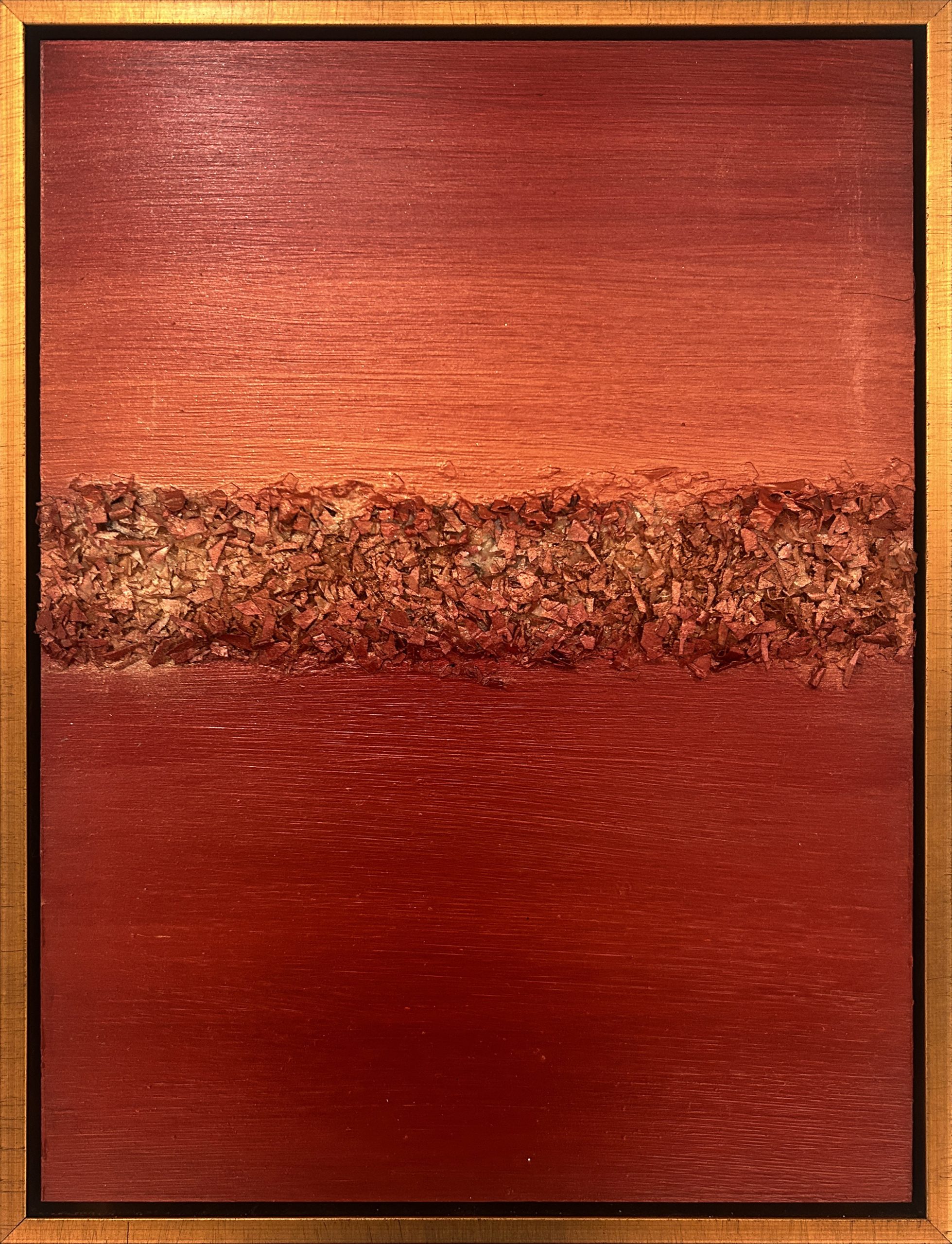 Color of Sound Red Framed: Artist: Arica Hilton