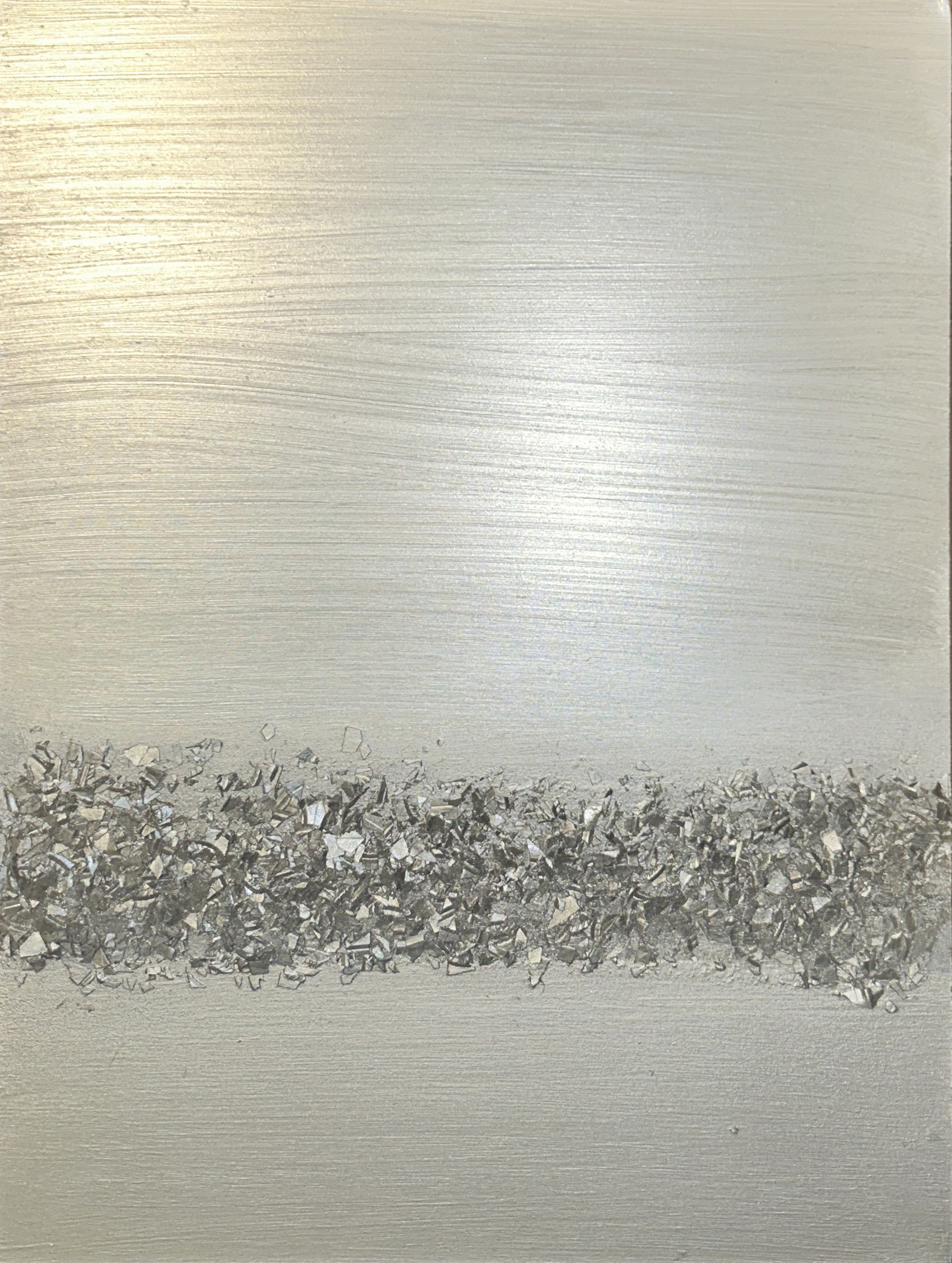 Colors of Sound Silver 16"x12" - Artist: Arica Hilton